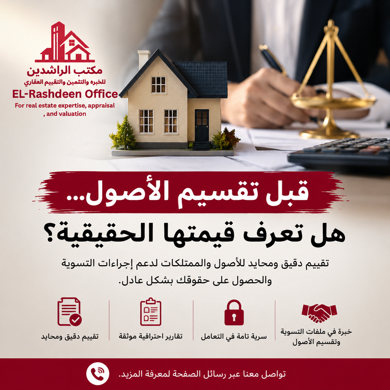 هل لديك أصول أو ممتلكات تدخل ضمن إجراءات تسوية بعد الانفصال؟
